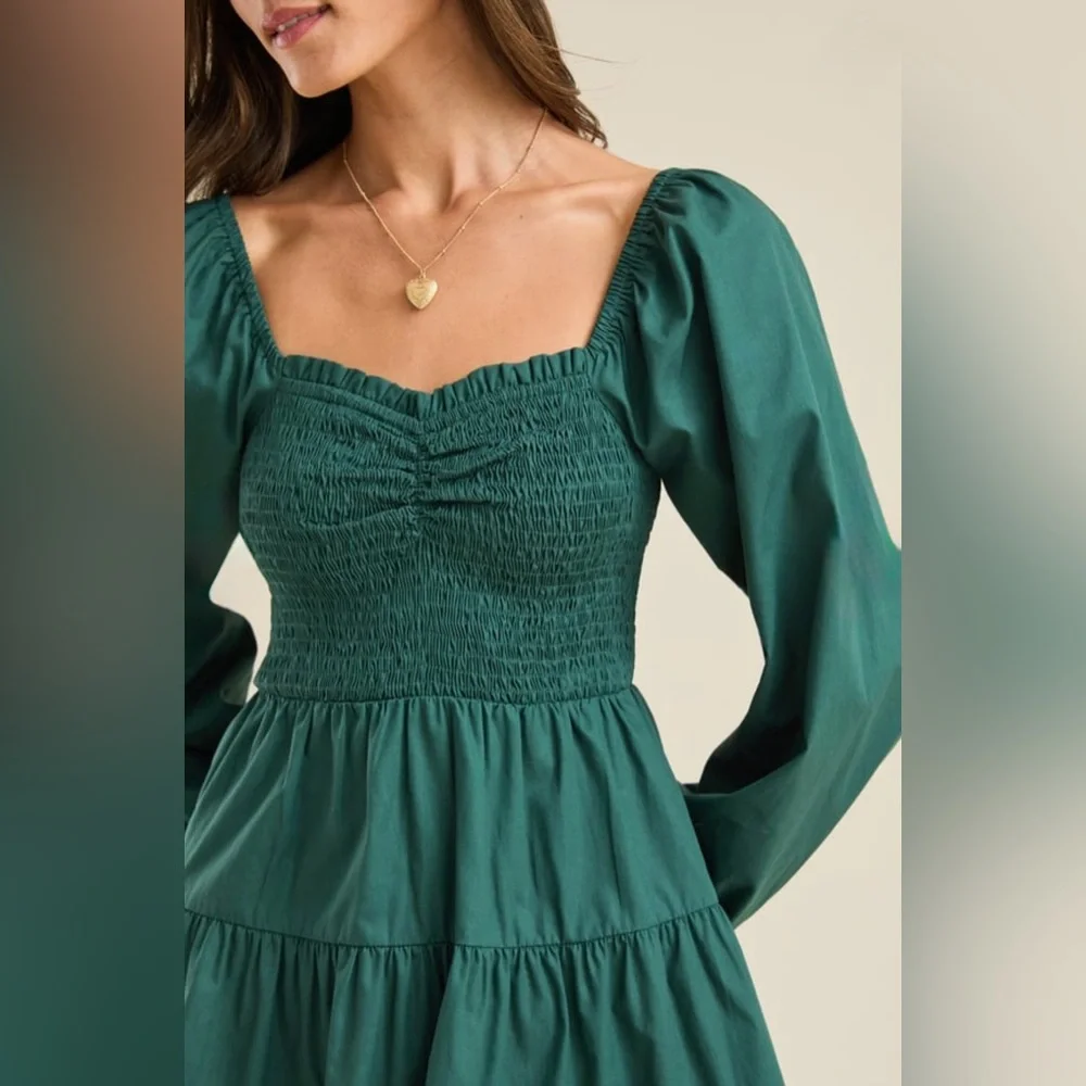 New Altar’d State Sienna Smocked Mini Dress